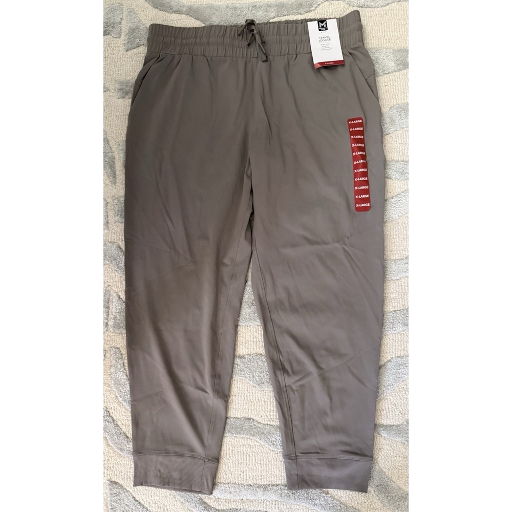 Women's Jogger Pants Beige Athletic Exercise Size XL New With Tags